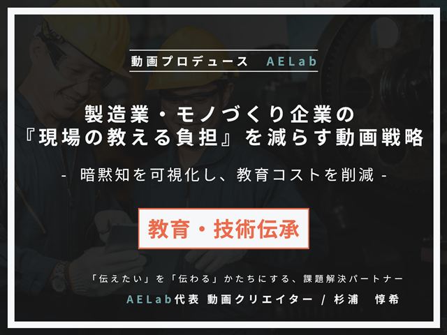 動画マニュアル資料の表紙
